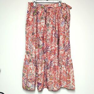 NWT Rachel Zoe Rust Floral Maxi Dress